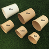 Eco Friendly Packaging Custom Logo Disposable Round Kraft Paper Food Container Bowl with Lids Take Away
