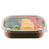 PP Lids-Rectangle Salad Bowl