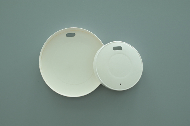 Disposable Compostable Biodegradable Recyclable Cup Cover 80mm 90mm Coffee Paper Cup Lids