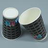 Custom Logo Disposable Paper Cups Single Double Wall For Hot Coffee Cold Drinks Lids With Customization
