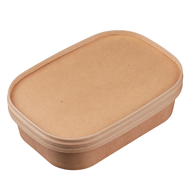 Paper Lids-Rectangle Salad Bowl