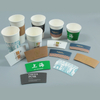 Custom Cup Sleeve Hot Cup Customized Logo Biodegradable Cardboard Kraft Paper Coffee Cup Holder Sleeves