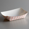 #300 3LBS. French Fries Fried Chicken Red Check Paper Food Tray